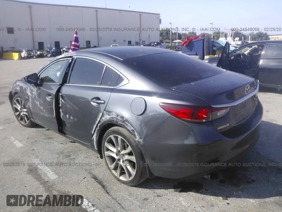 2016 Mazda Mazda6 i Touring with VIN JM1GJ1V51G1469446, listed as a IAAI auction lot 24549066 with 40,606 mi miles. Bid and sale history available at carsss.com. Image 3.