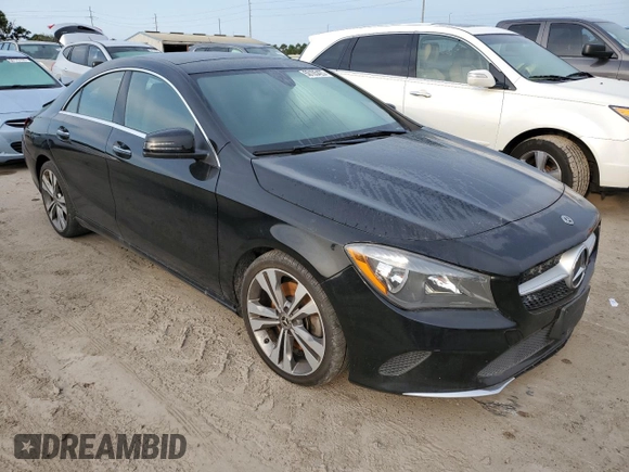 2018 Mercedes-Benz CLA with VIN WDDSJ4EB3JN613702, listed as a Copart auction lot 50105423 with 38,312 mi miles. Bid and sale history available at carsss.com. Image 4.