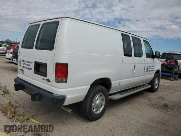 2014 Ford Econoline Cargo Commercial with VIN 1FTNE2EW3EDA13891, listed as a Copart auction lot 49907345 with 68,403 mi miles and Salvage title. Bid and sale history available at DreamBid. Image 3.