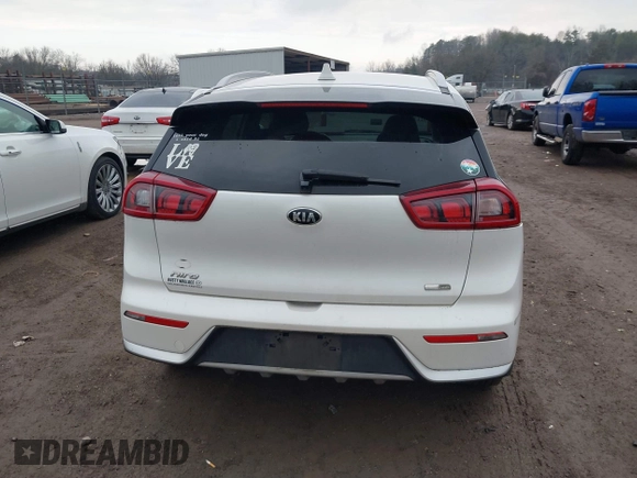 2017 Kia Niro FE with VIN KNDCB3LC5H5042757, listed as a IAAI auction lot 41410857 with 114,267 mi miles. Bid and sale history available at carsss.com. Image 16.