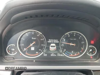 2014 BMW 7 Series 750i xDrive with VIN WBAYB6C56ED224880, listed as a Copart auction lot 72554084 with 115,146 mi miles and Salvage Title. Bid and sale history available at carsss.com. Image 9.