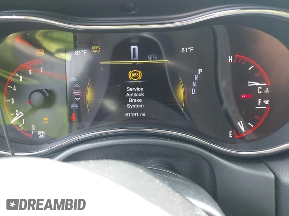 2020 Dodge Durango R/T with VIN 1C4SDJCT3LC114991, listed as a IAAI auction lot 42460815 with 61,191 mi miles and . Bid and sale history available at DreamBid. Image 7.