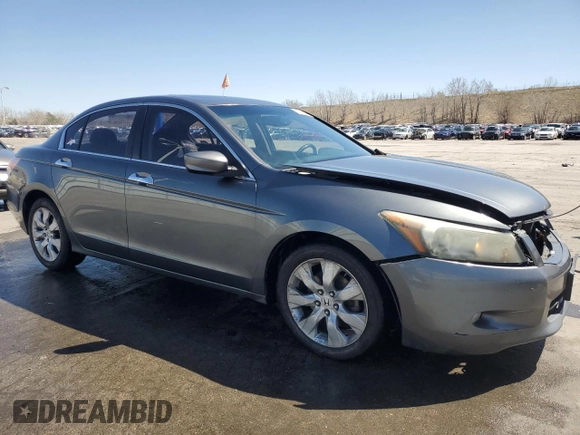 2010 Honda Accord Sdn EX-L with VIN 1HGCP3F84AA010437, listed as a Copart auction lot 52209725 with 177,854 mi miles and Salvage Title. Bid and sale history available at carsss.com. Image 4.