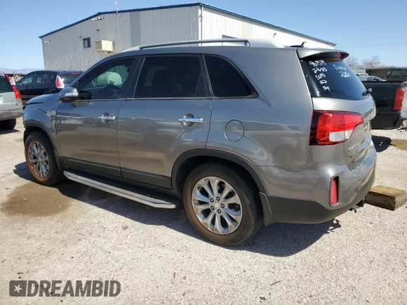 2015 Kia Sorento EX with VIN 5XYKU4A7XFG632362, listed as a Copart auction lot 48212845 with 111,200 mi miles and Salvage Title. Bid and sale history available at carsss.com. Image 2.