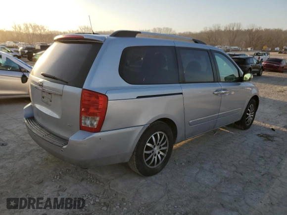 2011 Kia Sedona EX with VIN KNDMH4C77B6399516, listed as a Copart auction lot 48911255 with 204,295 mi miles and Clean Title. Bid and sale history available at carsss.com. Image 3.