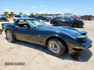 1979 Chevrolet Corvette with VIN 1Z8749S451738, listed as a Copart auction lot 59313215 with 29,000 mi miles and Salvage title. Bid and sale history available at DreamBid. Image 4.