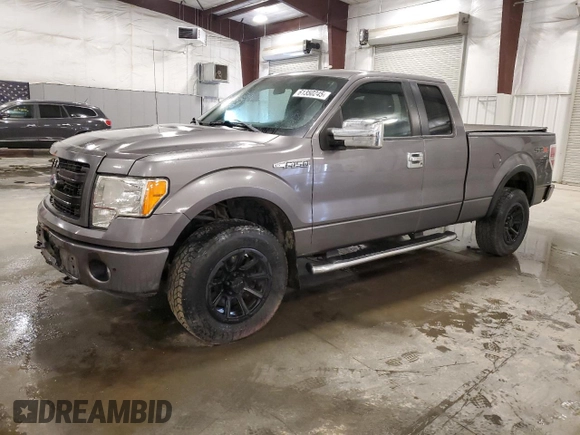2013 Ford F-150 XL with VIN 1FTEX1EM6DFD11213, listed as a Copart auction lot 61350245 with 197,696 mi miles and Salvage title. Bid and sale history available at DreamBid. Image 1.