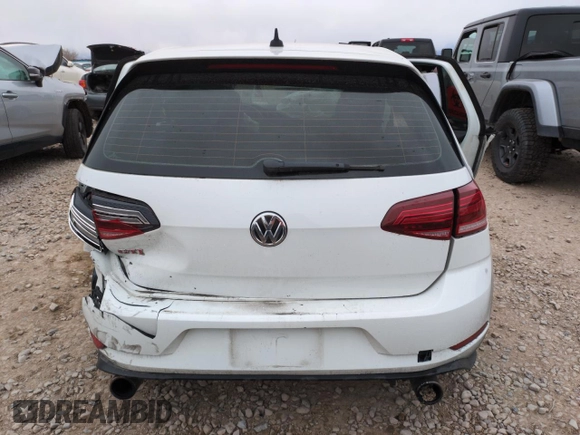 2020 Volkswagen Golf GTI S with VIN 3VW6T7AU0LM004978, listed as a Copart auction lot 47816965 with 57,198 mi miles and Salvage Title. Bid and sale history available at carsss.com. Image 6.