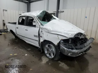 2017 Ram 1500 Big Horn with VIN 3C6RR7LT5HG505218, listed as a Copart auction lot 81803064 with 161,667 mi miles and Salvage Title. Bid and sale history available at carsss.com. Image 4.