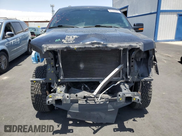 2014 Ford F-150 XL with VIN 1FTFW1CF1EKG32922, listed as a Copart auction lot 61793425 with 142,303 mi miles and Salvage title. Bid and sale history available at DreamBid. Image 5.