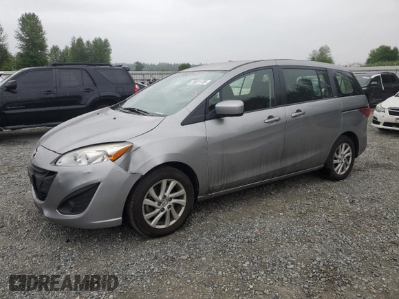 2012 Mazda 5 Sport with VIN JM1CW2BL3C0127375, listed as a Copart auction lot 61821135 with 98,952 mi miles and Clean title. Bid and sale history available at DreamBid. Image 1.