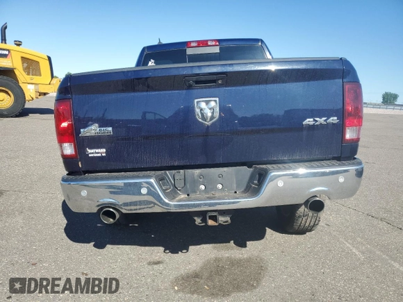 2018 Ram 1500 Big Horn with VIN 1C6RR7LT6JS298093, listed as a Copart auction lot 57454835 with 57,638 mi miles and Salvage title. Bid and sale history available at DreamBid. Image 6.