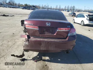 2011 Honda Accord EX-L with VIN 1HGCP3F80BA012686, listed as a Copart auction lot 46676035 with 111,022 mi miles and Salvage title. Bid and sale history available at DreamBid. Image 6.