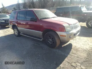 2004 Mercury Mountaineer Convenience z VIN 4M2ZU86W24ZJ33991, wystawiony jako IAAI lot #41521983 z przebiegiem 175 815 mil mil oraz . Historia ofert i sprzedaży dostępna na DreamBid. Obrazek 1.