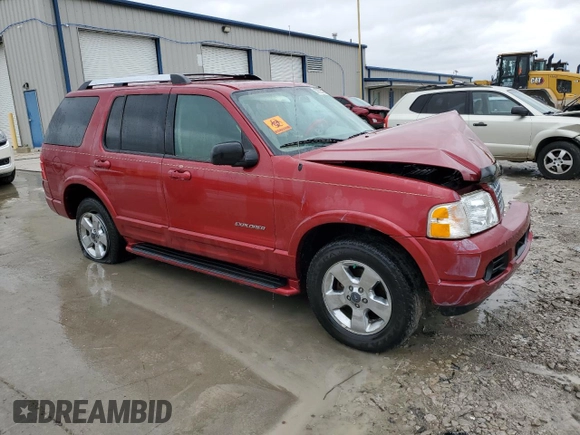 2005 Ford Explorer Limited with VIN 1FMZU75W85UA65840, listed as a Copart auction lot 52895315 with 129,527 mi miles and Salvage title. Bid and sale history available at DreamBid. Image 4.