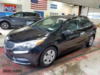 2015 Kia Forte LX with VIN KNAFX4A63F5412860, listed as a Copart auction lot 54139645 with 62,035 mi miles and Salvage Title. Bid and sale history available at carsss.com. Image 1.