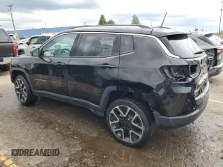 2018 Jeep Compass Limited z VIN 3C4NJDCB0JT101048, wystawiony jako Copart lot #58133885 z przebiegiem 62 177 mil mil oraz Czysty tytuł • Clean title. Historia ofert i sprzedaży dostępna na DreamBid. Obrazek 2.
