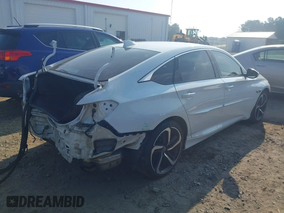 2019 Honda Accord Sport with VIN 1HGCV1F31KA029222, listed as a IAAI auction lot 42482885 with 89,612 mi miles and . Bid and sale history available at DreamBid. Image 4.