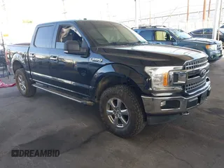2018 Ford F-150 XL with VIN 1FTEW1EG9JFA18138, listed as a IAAI auction lot 42510933 with 96,596 mi miles and . Bid and sale history available at DreamBid. Image 1.