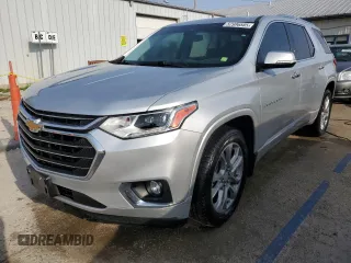 2019 Chevrolet Traverse Premier z VIN 1GNEVKKW4KJ215969, wystawiony jako Copart lot #52996585 z przebiegiem 65 894 mil mil oraz Szkoda całkowita • Salvage title. Historia ofert i sprzedaży dostępna na DreamBid. Obrazek 1.