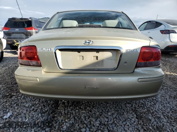 2004 Hyundai Sonata with VIN KMHWF25S44A973750, listed as a Copart auction lot 84761474 with 163,040 mi miles and Salvage Title. Bid and sale history available at carsss.com. Image 6.