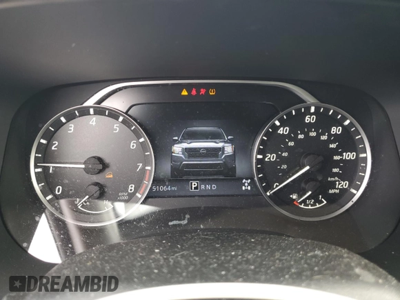 2022 Nissan Frontier SV with VIN 1N6ED1EK0NN687868, listed as a Copart auction lot 50646515 with 51,064 mi miles and Salvage title. Bid and sale history available at DreamBid. Image 9.