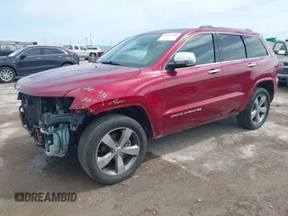 2015 Jeep Grand Cherokee Overland z VIN 1C4RJFCT1FC198611, wystawiony jako IAAI lot #42427311 z przebiegiem 116 140 mil mil oraz . Historia ofert i sprzedaży dostępna na DreamBid. Obrazek 18.