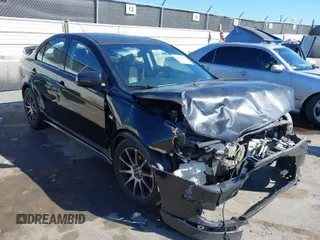 2008 Mitsubishi Lancer GTS with VIN JA3AU86U68U025344, listed as a IAAI auction lot 41830372 with 179,819 mi miles. Bid and sale history available at carsss.com. Image 1.
