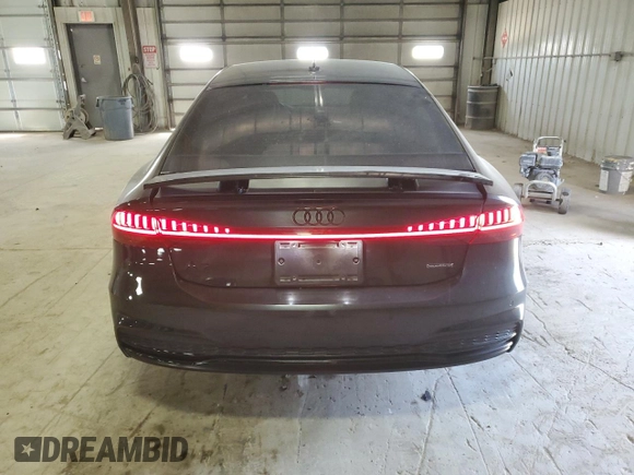 2021 Audi A7 Premium Plus with VIN WAUU2AF21MN055508, listed as a Copart auction lot 56713805 with 60,480 mi miles and Salvage title. Bid and sale history available at DreamBid. Image 6.