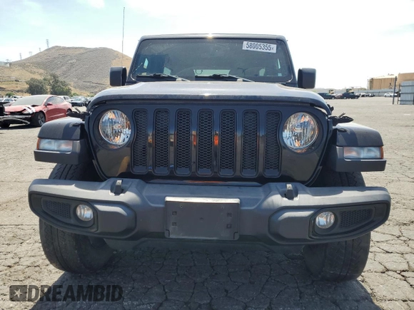 2021 Jeep Wrangler Unlimited Sahara с VIN 1C4HJXEG5MW731203, выставлен на аукционе Copart как лот 58005355 с пробегом 57 559 миль миль и Списание • Salvage title. История ставок и продаж доступна на DreamBid. Изображение 5.