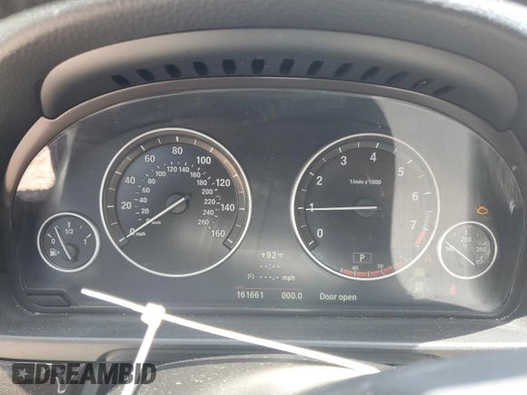 2013 BMW 5 Series 528i xDrive with VIN WBAXH5C55DDW16395, listed as a Copart auction lot 65397985 with 161,661 mi miles and Clean title. Bid and sale history available at DreamBid. Image 9.