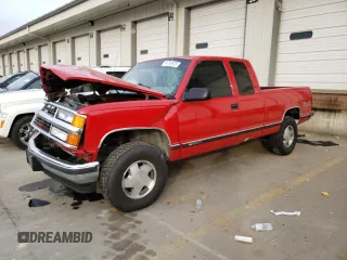 1997 Chevrolet Silverado 1500 with VIN 2GCEK19R4V1250361, listed as a Copart auction lot 48798925 with 90,193 mi miles and Salvage Title. Bid and sale history available at DreamBid. Image 1.
