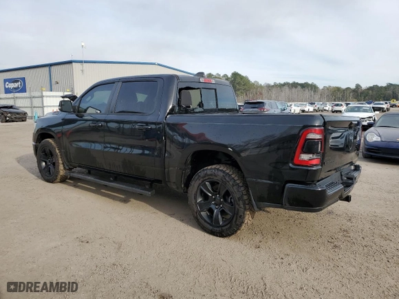 2020 Ram 1500 Big Horn with VIN 1C6RRFFG5LN268299, listed as a Copart auction lot 82467744 with 84,673 mi miles and Salvage Title. Bid and sale history available at carsss.com. Image 2.