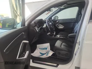 2023 Audi Q3 S line Premium with VIN WA1DECF34P1106228, listed as a IAAI auction lot 42734425 with 52,167 mi miles and . Bid and sale history available at DreamBid. Image 38.