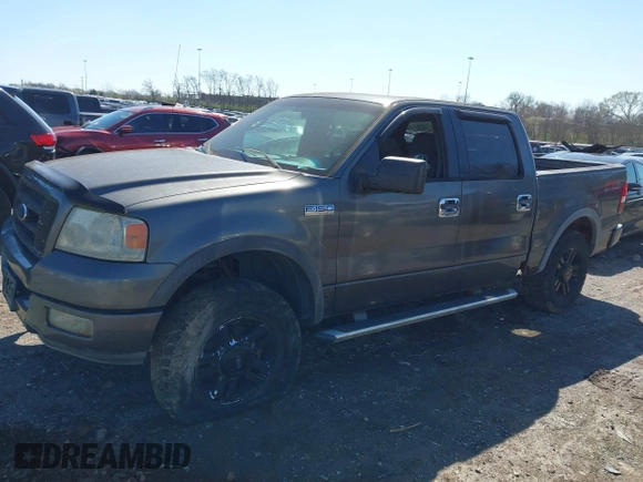 2004 Ford F-150 XLT with VIN 1FTPW14504KA75025, listed as a IAAI auction lot 41794581 with 213,022 mi miles. Bid and sale history available at carsss.com. Image 6.