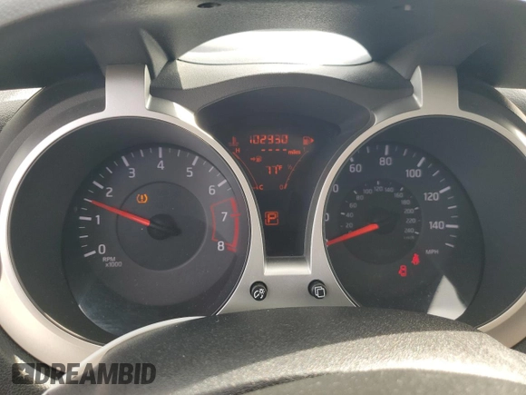 2013 Nissan Juke SL z VIN JN8AF5MV7DT207192, wystawiony jako Copart lot #53837415 z przebiegiem 102 930 mil mil oraz Szkoda całkowita • Salvage title. Historia ofert i sprzedaży dostępna na DreamBid. Obrazek 9.