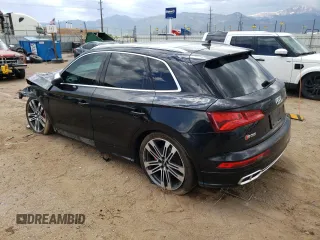 2018 Audi SQ5 Prestige with VIN WA1C4AFY3J2154299, listed as a Copart auction lot 58301164 with 74,770 mi miles and Salvage Title. Bid and sale history available at DreamBid. Image 2.