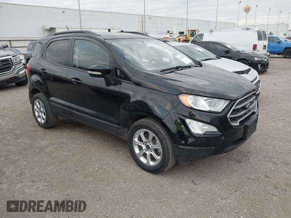 2019 Ford EcoSport SE with VIN MAJ3S2GE6KC299022, listed as a IAAI auction lot 41195650 with 77,949 mi miles and . Bid and sale history available at DreamBid. Image 1.