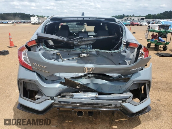 2021 Honda Civic Sport with VIN SHHFK7H42MU211162, listed as a Copart auction lot 54780215 with 84,938 mi miles and Salvage Title. Bid and sale history available at DreamBid. Image 6.