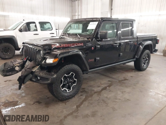 2021 Jeep Gladiator Rubicon with VIN 1C6JJTBGXML529108, listed as a IAAI auction lot 42139924 with 32,204 mi miles and . Bid and sale history available at DreamBid. Image 18.