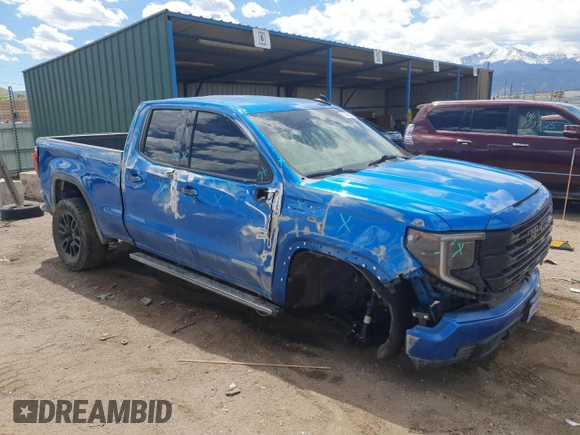 2023 GMC Sierra 1500 z VIN 1GTVUCE8XPZ279151, wystawiony jako Copart lot #53349085 z przebiegiem 41 378 mil mil oraz Szkoda całkowita • Salvage title. Historia ofert i sprzedaży dostępna na DreamBid. Obrazek 4.
