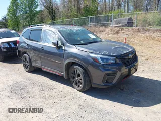 2021 Subaru Forester Special Sports with VIN JF2SKARC9MH498648, listed as a IAAI auction lot 41975205 with 25,752 mi miles and . Bid and sale history available at DreamBid. Image 1.