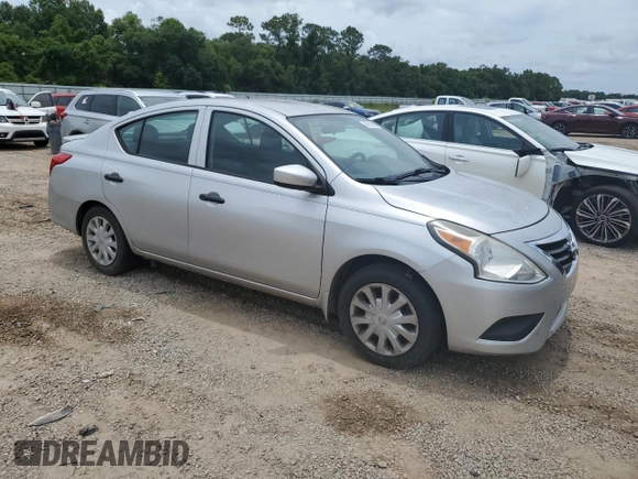 2016 Nissan Versa SV with VIN 3N1CN7AP0GL875033, listed as a Copart auction lot 60912905 with 259,569 mi miles and Salvage title. Bid and sale history available at DreamBid. Image 4.