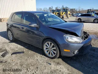 2013 Volkswagen Golf TDI w/Sunroof & Nav with VIN WVWNM7AJXDW031236, listed as a Copart auction lot 87111724 with 148,352 mi miles and Salvage Title. Bid and sale history available at carsss.com. Image 4.