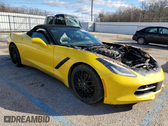 2019 Chevrolet Corvette 3LT with VIN 1G1YF3D73K5115846, listed as a Copart auction lot 40368473 with 0 mi miles. Bid and sale history available at carsss.com. Image 4.