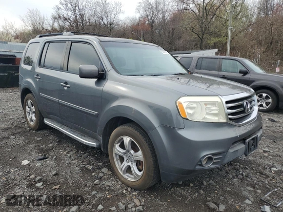 2012 Honda Pilot EX-L with VIN 5FNYF3H57CB004071, listed as a Copart auction lot 53209465 with 86,212 mi miles and Clean Title. Bid and sale history available at DreamBid. Image 4.