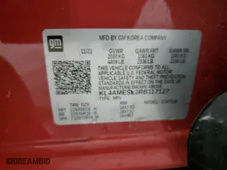 2024 Buick Encore GX Sport Touring with VIN KL4AMESL3RB117127, listed as a Copart auction lot 50699835 with 23,813 mi miles and Non Repairable. Bid and sale history available at carsss.com. Image 14.