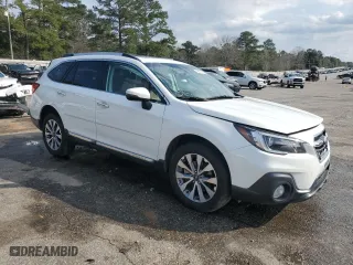 2018 Subaru Outback Touring with VIN 4S4BSATC2J3314291, listed as a Copart auction lot 46921185 with 77,393 mi miles and Salvage Title. Bid and sale history available at carsss.com. Image 4.