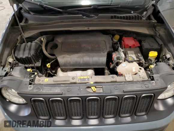 2018 Jeep Renegade Trailhawk z VIN ZACCJBCB6JPH28257, wystawiony jako Copart lot #56351415 z przebiegiem 134 598 mil mil oraz Szkoda całkowita • Salvage title. Historia ofert i sprzedaży dostępna na DreamBid. Obrazek 12.