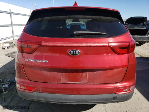 2018 Kia Sportage LX with VIN KNDPM3AC4J7450370, listed as a Copart auction lot 46543895 with 140,530 mi miles and Salvage Title. Bid and sale history available at carsss.com. Image 6.